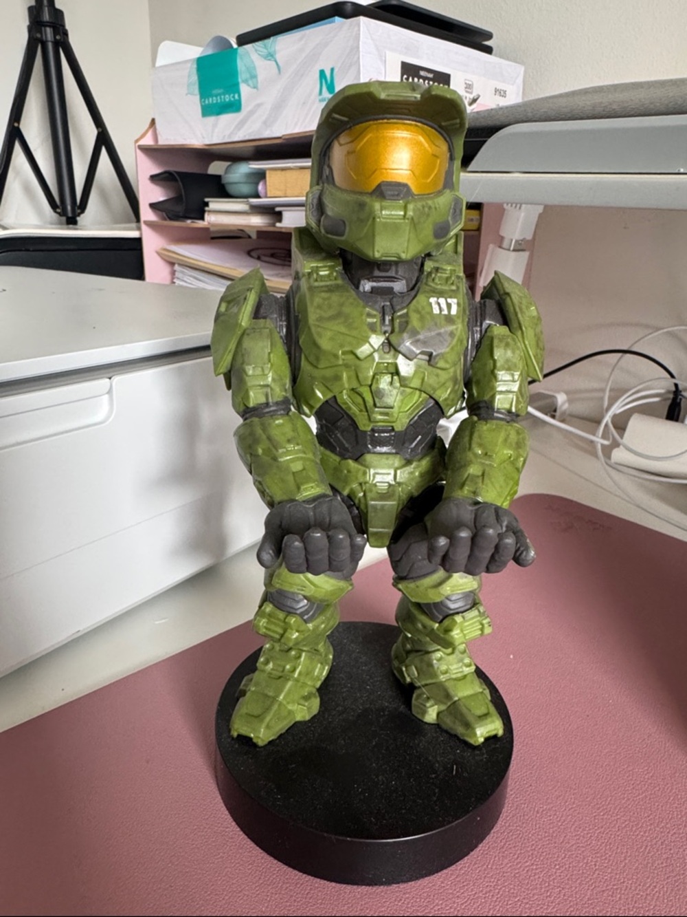 Halo Master Chief Green Figure with Gold Visor